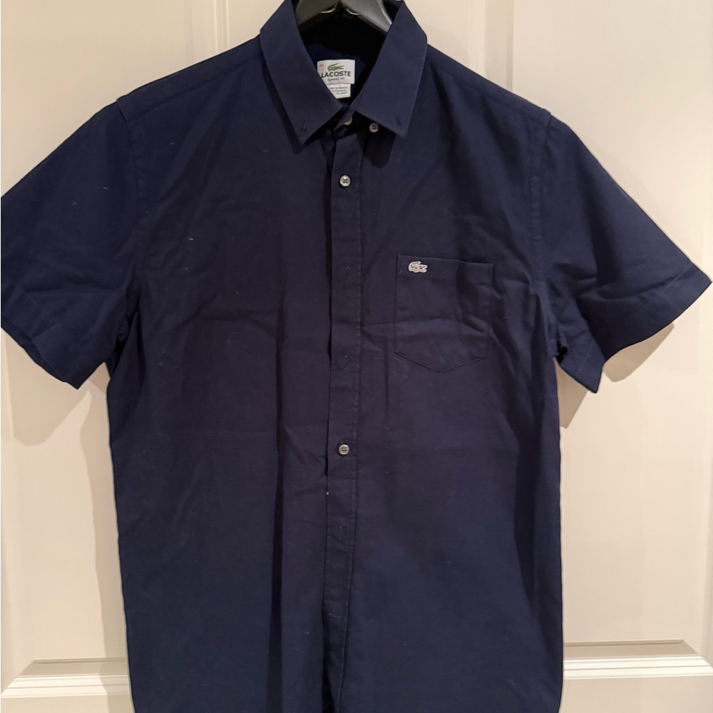 Lacoste Men's Dark Blue Casual Shirt